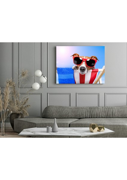 Köpek Tatilde - Ahşap Mdf Tablo fiyatları