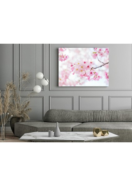 Sakura Dalı - Ahşap Mdf Tablo