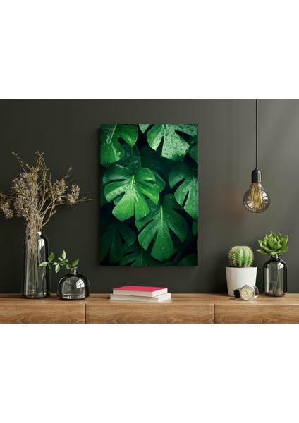 Yapraklar 04 -Ahşap Mdf Tablo