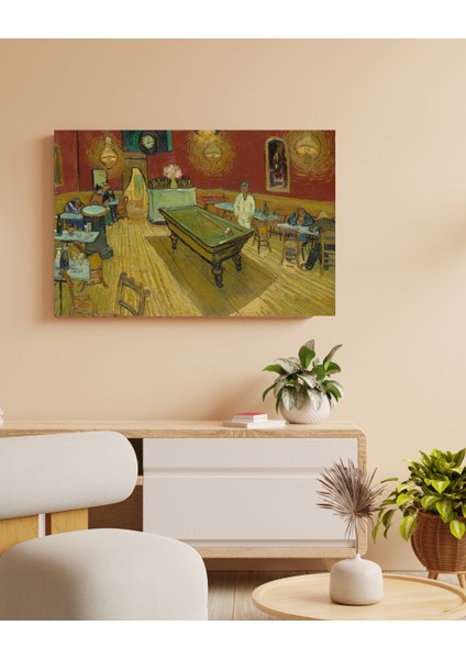 Vincent Van Gogh - Gece Kahvesi - Ahşap Mdf Tablo
