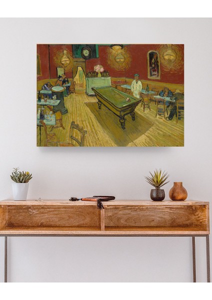 Vincent Van Gogh - Gece Kahvesi - Ahşap Mdf Tablo modelleri