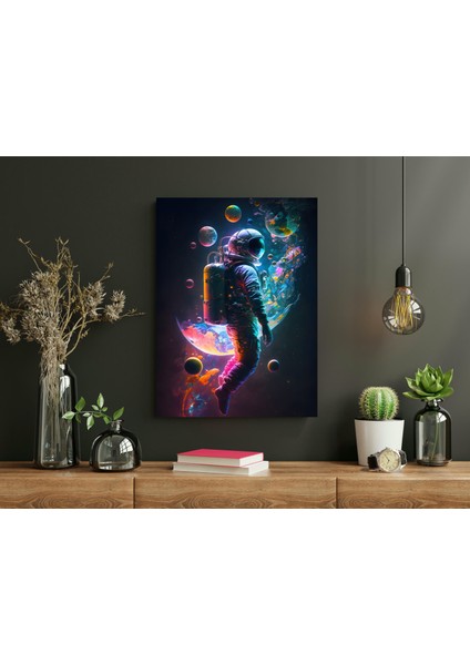 Gezegen Rüyası - Ahşap Mdf Tablo