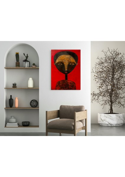 Karamojong Boncuk Deseni - Ahşap Mdf Tablo modelleri