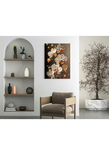 Beyaz Güve Orkide - Ahşap Mdf Tablo fırsatları