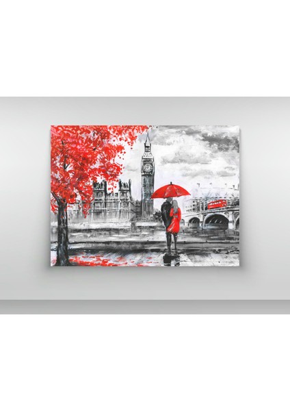 Romantik Londra - Ahşap Mdf Tablo fiyatları
