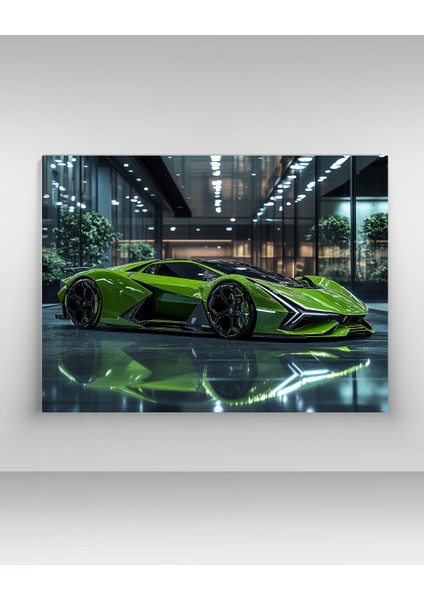 Yeşil Lambo Showroom - Ahşap Mdf Tablo fiyatları