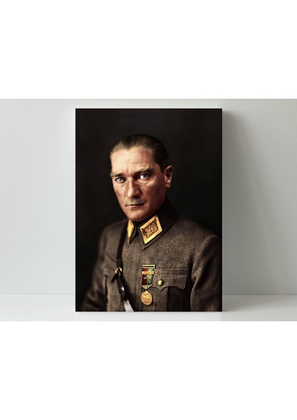 Atatürk Üniformanlı Portre - Ahşap Mdf Tablo fiyatları