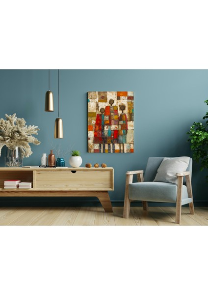 Luba Dans Motifi - Ahşap Mdf Tablo fiyatları