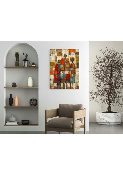 Luba Dans Motifi - Ahşap Mdf Tablo modelleri