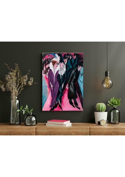 Ernst Ludwig -Kirchner Street, Berlin- Ahşap Mdf Tablo