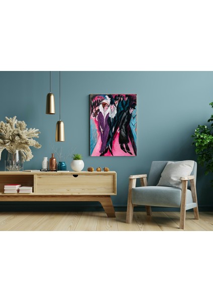 Ernst Ludwig -Kirchner Street, Berlin- Ahşap Mdf Tablo fiyatları