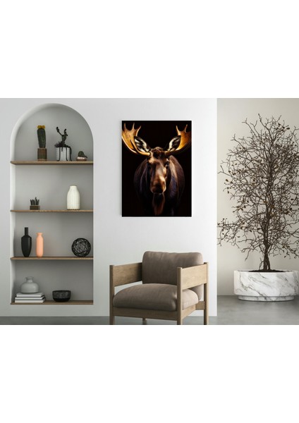 Moose Geyiği -Ahşap Mdf Tablo fırsatları