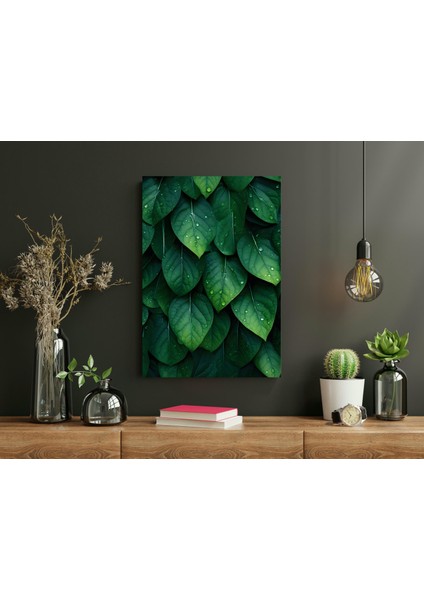 Yapraklar 05 -Ahşap Mdf Tablo
