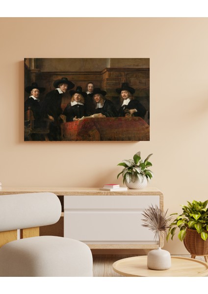 Rembrandt - The Syndics - Ahşap Mdf Tablo