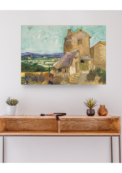 Vincent Van Gogh - The Old Mill - Ahşap Mdf Tablo modelleri