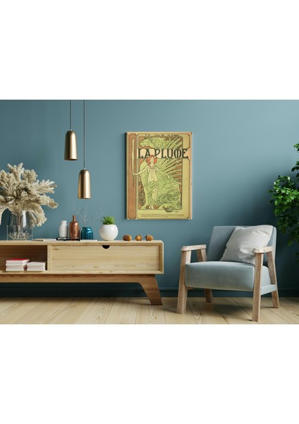 Alphonse Mucha - English 'la Plume' - Ahşap Mdf Tablo modelleri