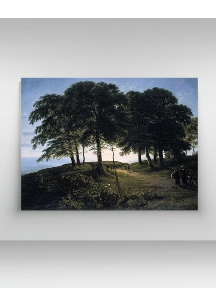 Karl Friedrich Schinkel - Der Morgen - Ahşap Mdf Tablo fiyatları