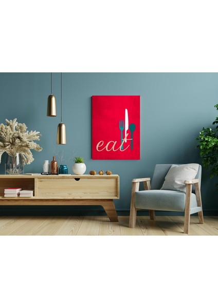 Çatal Kaşık Bıçak - Ahşap Mdf Tablo modelleri