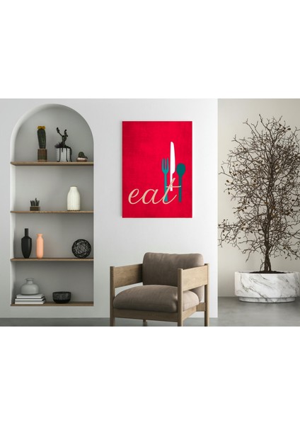 Çatal Kaşık Bıçak - Ahşap Mdf Tablo fırsatları