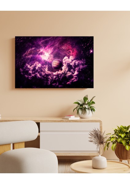 Uzay Haritası - Ahşap Mdf Tablo