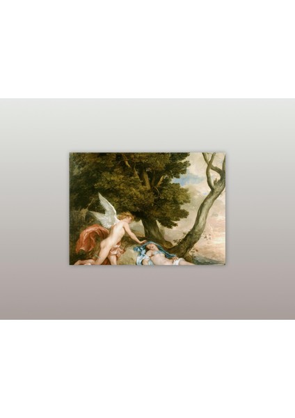 Anthony Van Dyck- Amor And Psyche - Ahşap Mdf Tablo modelleri