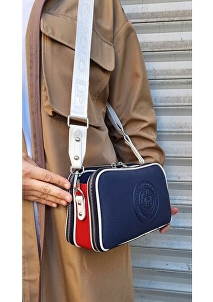 Justpolo Kadın 5 Bölmeli Ayarlanabilir Uzun Askılı Omuz Çantası Postacı Çantası indirimleri