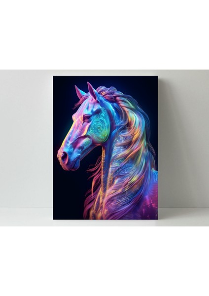 Neon At -Ahşap Mdf Tablo fiyatları