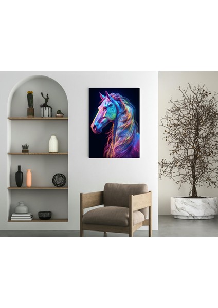 Neon At -Ahşap Mdf Tablo fırsatları