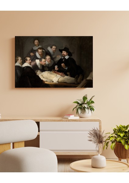 Rembrandt - The Anatomy Lesson Of Dr Nicolaes Tulp - Ahşap Mdf Tablo