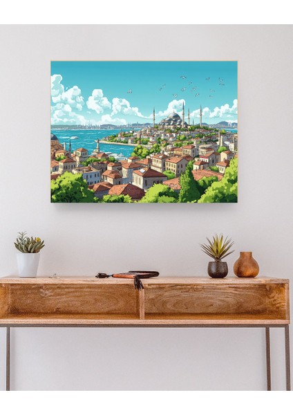 Mavi Yeşil Istanbul Manzarası fiyatları