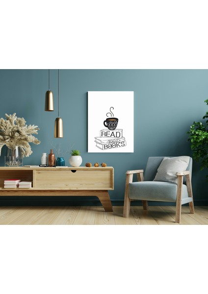 Drink And Read - Ahşap Mdf Tablo modelleri
