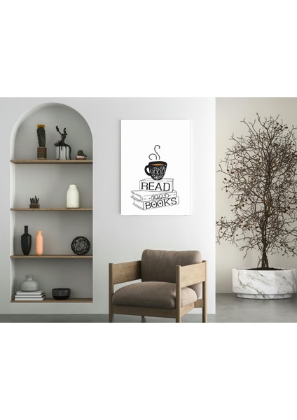 Drink And Read - Ahşap Mdf Tablo fırsatları