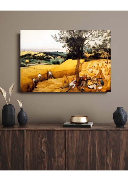 Pieter Brueghel - Hasat Zamanı - Ahşap Mdf Tablo fırsatları