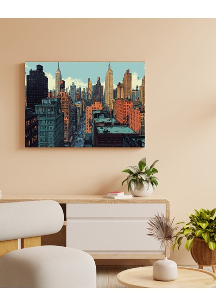 Turuncu New York Manzarası