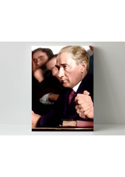 Atatürk Derslikte - Ahşap Mdf Tablo fiyatları