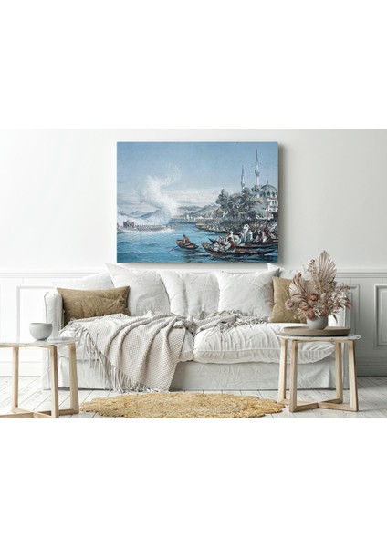 Amedeo Preziosi - Istanbul Boats - Ahşap Mdf Tablo fiyatları