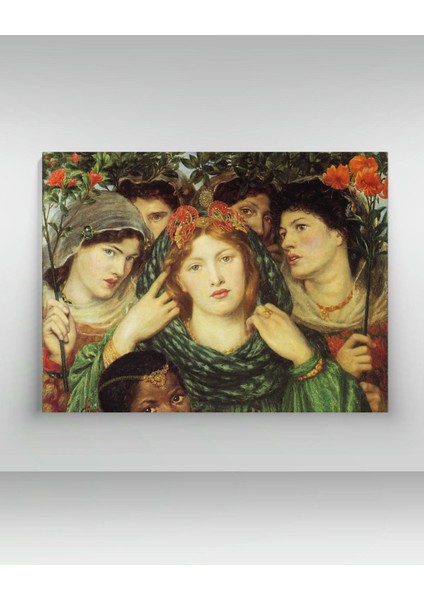 Dante Gabriel Rossetti - The Beloved - Ahşap Mdf Tablo fiyatları
