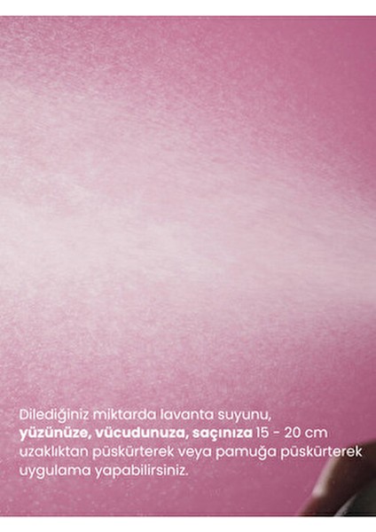 Lavanta Suyu %100 Doğal ve Saf, Canlandırıcı, Besleyici Tonik 150 ml (Provitamin B5 ile Nemlendirir) modelleri