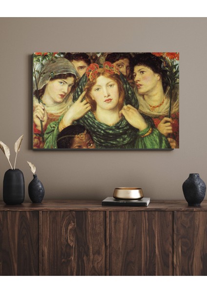 Dante Gabriel Rossetti - The Beloved - Ahşap Mdf Tablo fırsatları