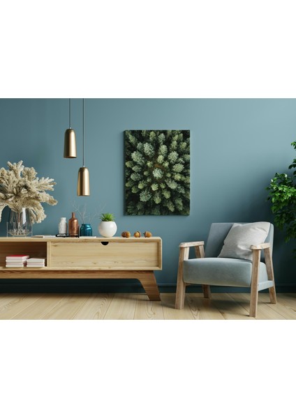 Kuş Bakışı Orman - Ahşap Mdf Tablo modelleri