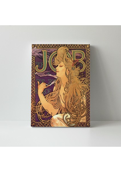 Alphonse Mucha - Job Cigarettes 1 modelleri