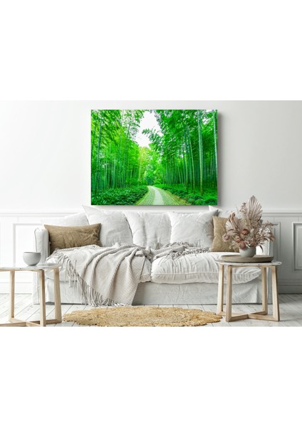 Bambu Ormanları -Ahşap Mdf Tablo fırsatları