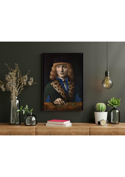 Marco D'oggiono -The Archinto Portrait- Ahşap Mdf Tablo