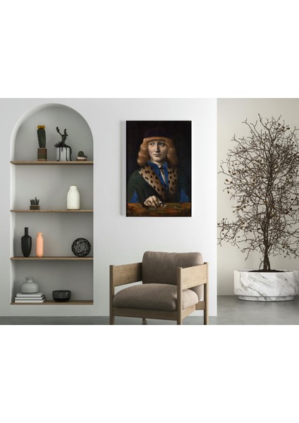 Marco D'oggiono -The Archinto Portrait- Ahşap Mdf Tablo fırsatları