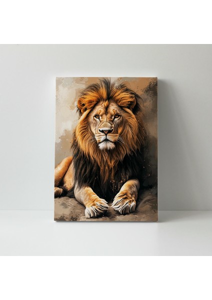 Aslan Sert ve Asil - Ahşap Mdf Tablo fırsatları