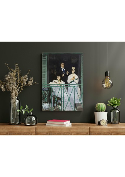 Edouard Manet - The Balcony- Ahşap Mdf Tablo