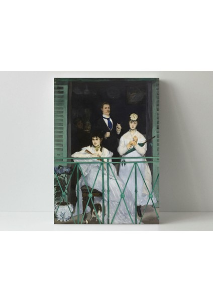 Edouard Manet - The Balcony- Ahşap Mdf Tablo fiyatları