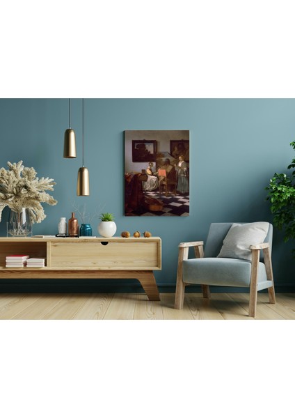 Johannes Vermeer - The Concert- Ahşap Mdf Tablo modelleri