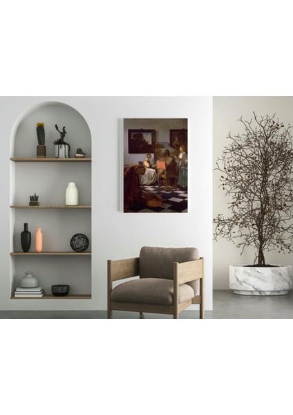 Johannes Vermeer - The Concert- Ahşap Mdf Tablo fırsatları