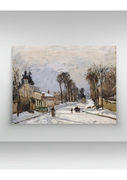 Camille Pissarro -Route To Versailles, Louveciennes - Ahşap Mdf Tablo fiyatları